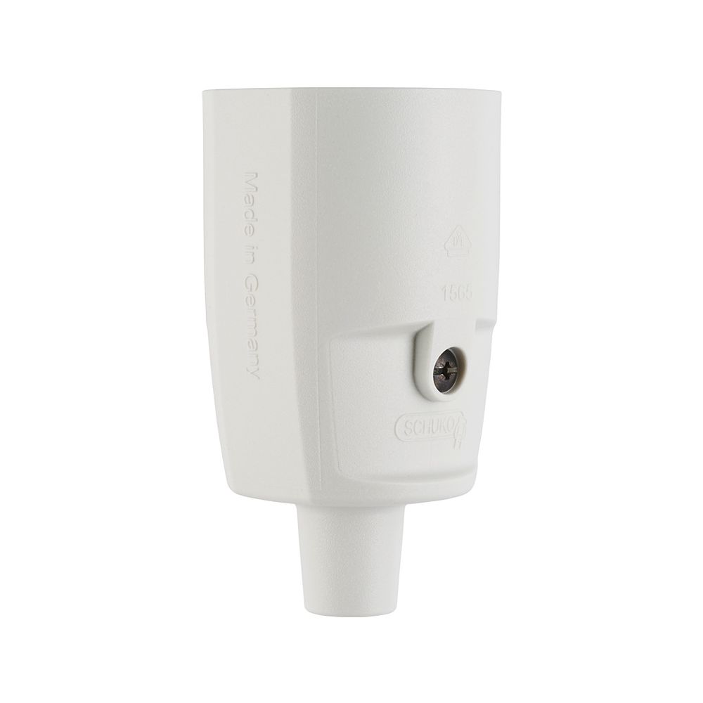 Abl Schutzkontakt-kupplung Compact 1565, 250v 16a Ip20, Kunststoff, Weiß