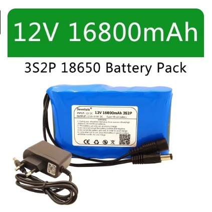12v 16800 Akku, 12,6mah Kapazität, 12,6mah Akku, V-platten-lithium-akkuschutz, Platin V 1a Ladegerät.