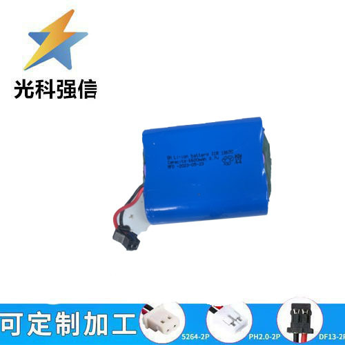 18650 Lithium-ionen-akku Mit Drei Zellen, Parallel Geschaltet, 3,7 V, Einreihig, Für T40 Hochleistungs-taschenlampe, Sm-stecker, Hohe Kapazität Von 6600 Mah