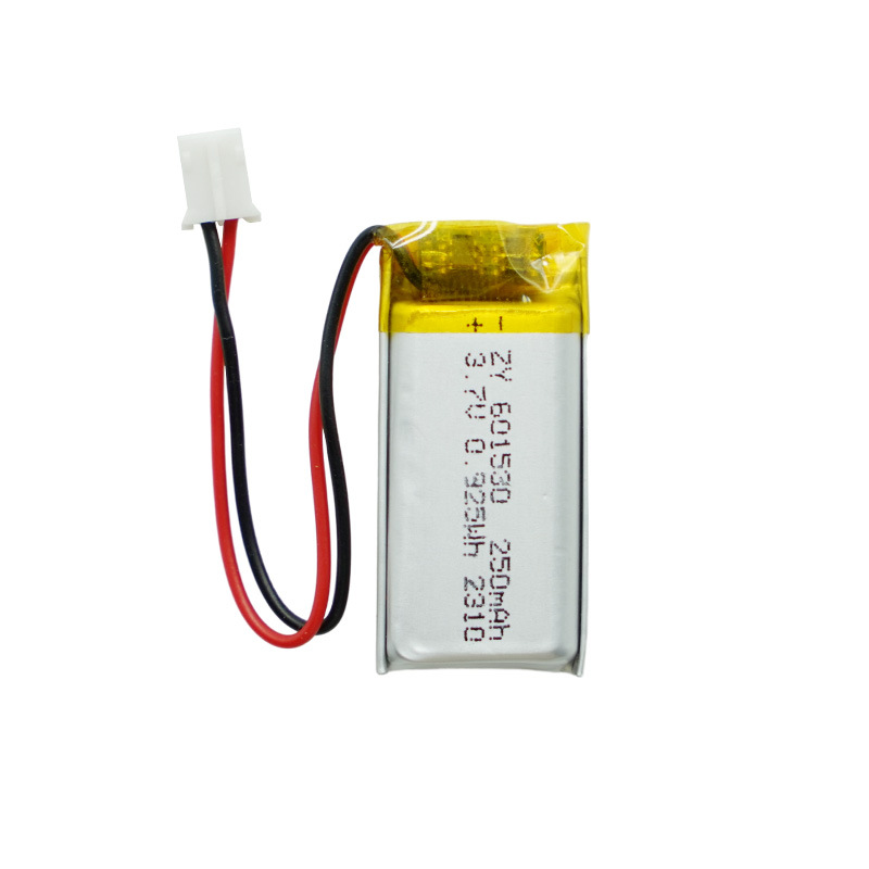 Ul-zertifizierter 3,7-v-polymer-lithium-akku Typ 601530 250 Mah Für Mückenschutzlampen, Auto-lufterfrischer Und Bluetooth-headsets.
