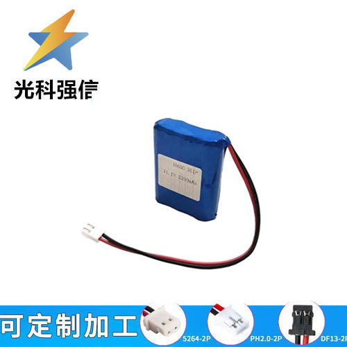 Wiederaufladbarer 18650-lithium-akku Mit Voller Kapazität, 2200 Mah, 12 V 3,96 V, Mit 11,1-v-schutzplatine.