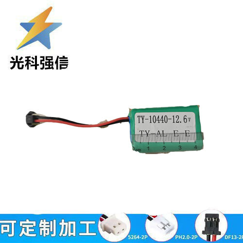 Wiederaufladbarer Lithium-akku 10440, 1000 Mah, 12 V, 2,54 Mm Kopf, 9-polig, 11,1 V, Mit Schutzplatine.