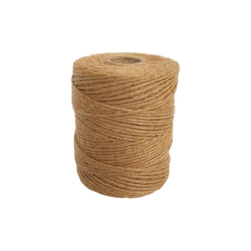 Pa Dreisträngige Juteschnur (100 Meter), 2 Mm Dick, Geeignet Für Dekoration, Gartenarbeit, Blumen, Bastelarbeiten, Verpackung Und Pflege - Braun (1 Packung)