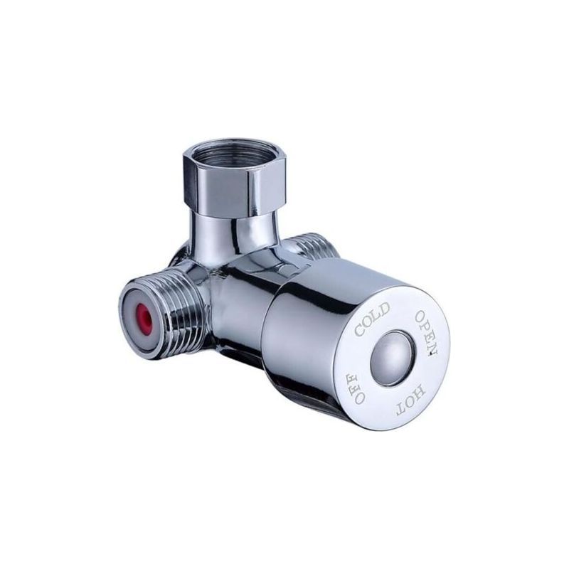 Lntyq Thermostatarmaturen, G1/2"-wasserhahn, Mischventil Für Warm- Und Kaltwasser, Thermostatische Mischbatterie Mit Temperaturregelung, Duscharmaturen