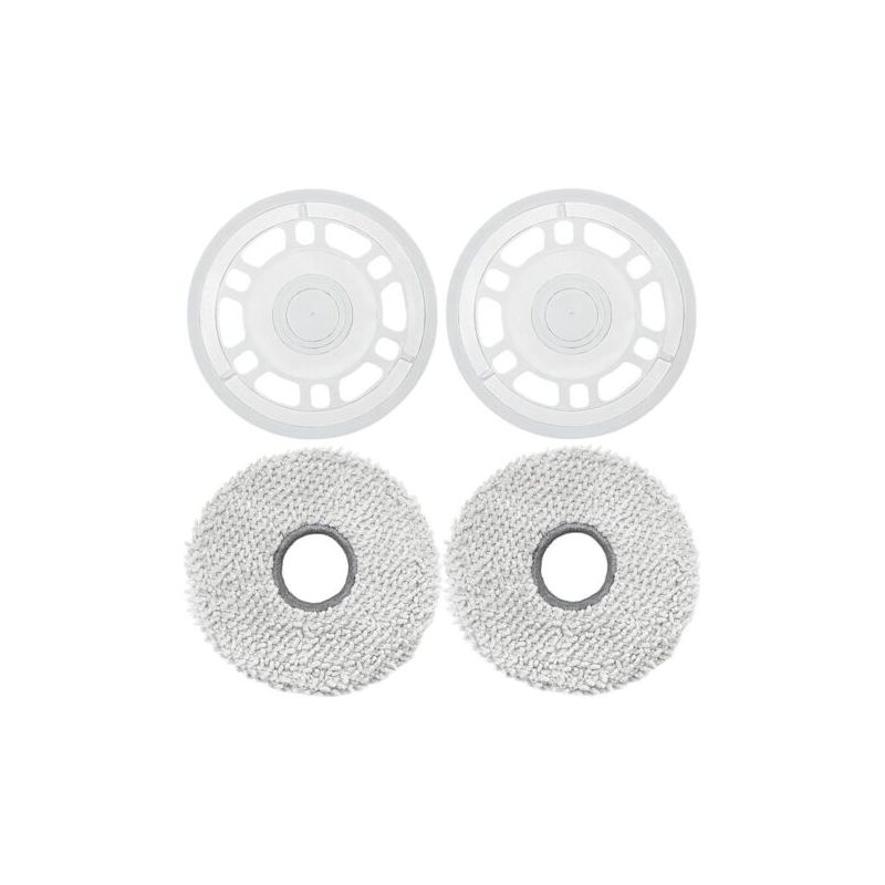 Pa Wischtücher Mit Halter Zubehör Für Ecovacs Deebot X5 Omni / X5 Pro Saugroboter, Wischtücher Ersatzplatten, Ersatzteile, Bodenreinigungstücher