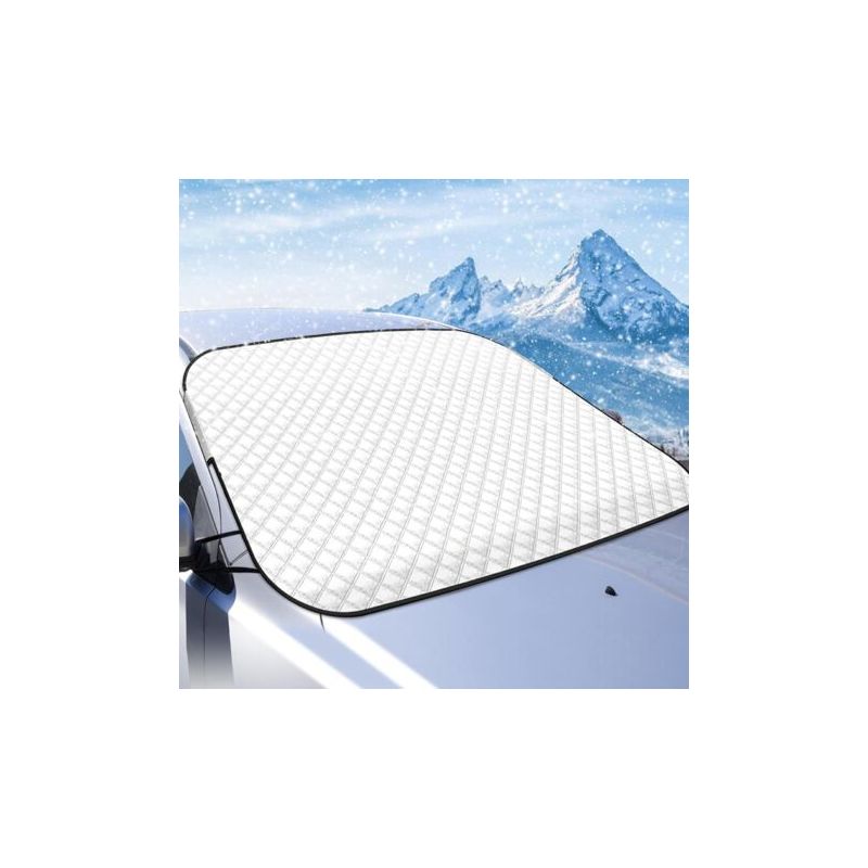 Pa Aiperq Auto-windschutzscheibenabdeckung, Windschutzscheiben-schneeabdeckung, Eisschutz, Schneeschutz, Dreilagiger Sonnenschutz