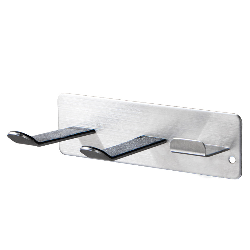 Haartrocknerhalter (silber), Wandmontage, Kompatibel Mit Allen Haartrocknern, Badezimmeraufbewahrung, Aus Edelstahl.