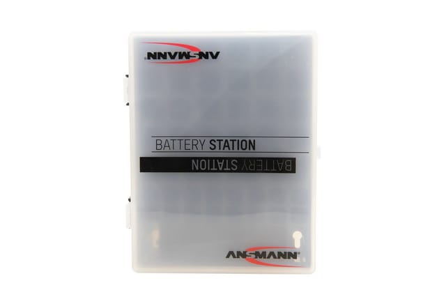 Batteriebox Für 48 Batterien Akkus, 3 Stück, Für Größe Aaa, Aa, 9v - Ansmann