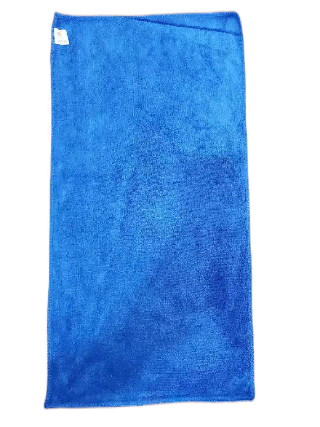 Mikrofasertuch, Nicht Scheuernd, Wiederverwendbar Und Waschbar Für Autowäsche Und Wachsen - 12,5 X 26,7 Zoll, Blau (2er-pack)