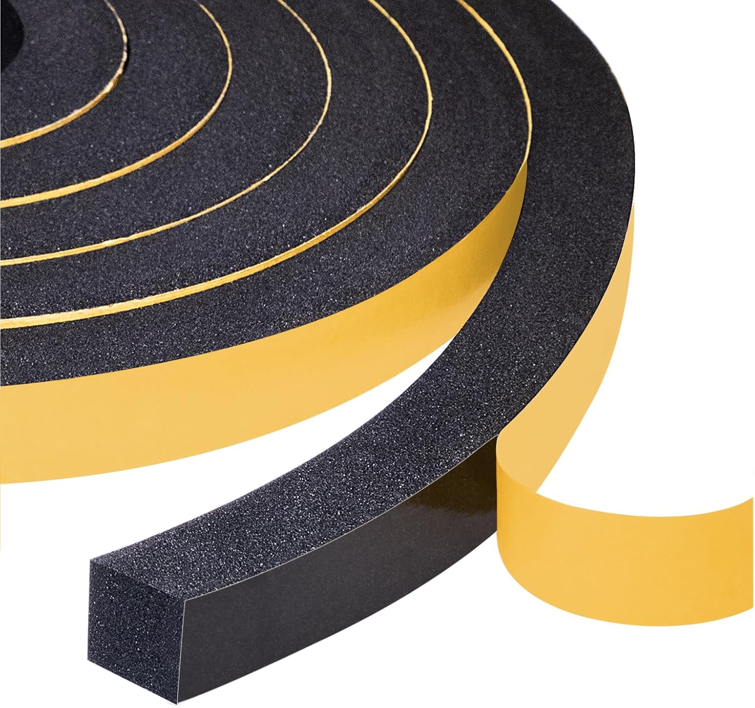 Selbstklebendes Schaumstoff-dichtungsband – 50 Mm Breit X 10 Mm Dick – Schall- Und Zugluftschutz Für Türen Und Fenster – 3 Meter Pro Rolle