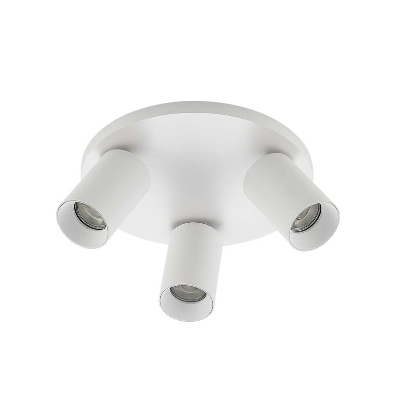 [gebraucht] B-ware Arcchio Deckenstrahler Brinja Led Strahler Dimmbar 3-flg. Weiß Ø6cm 230v Ip20