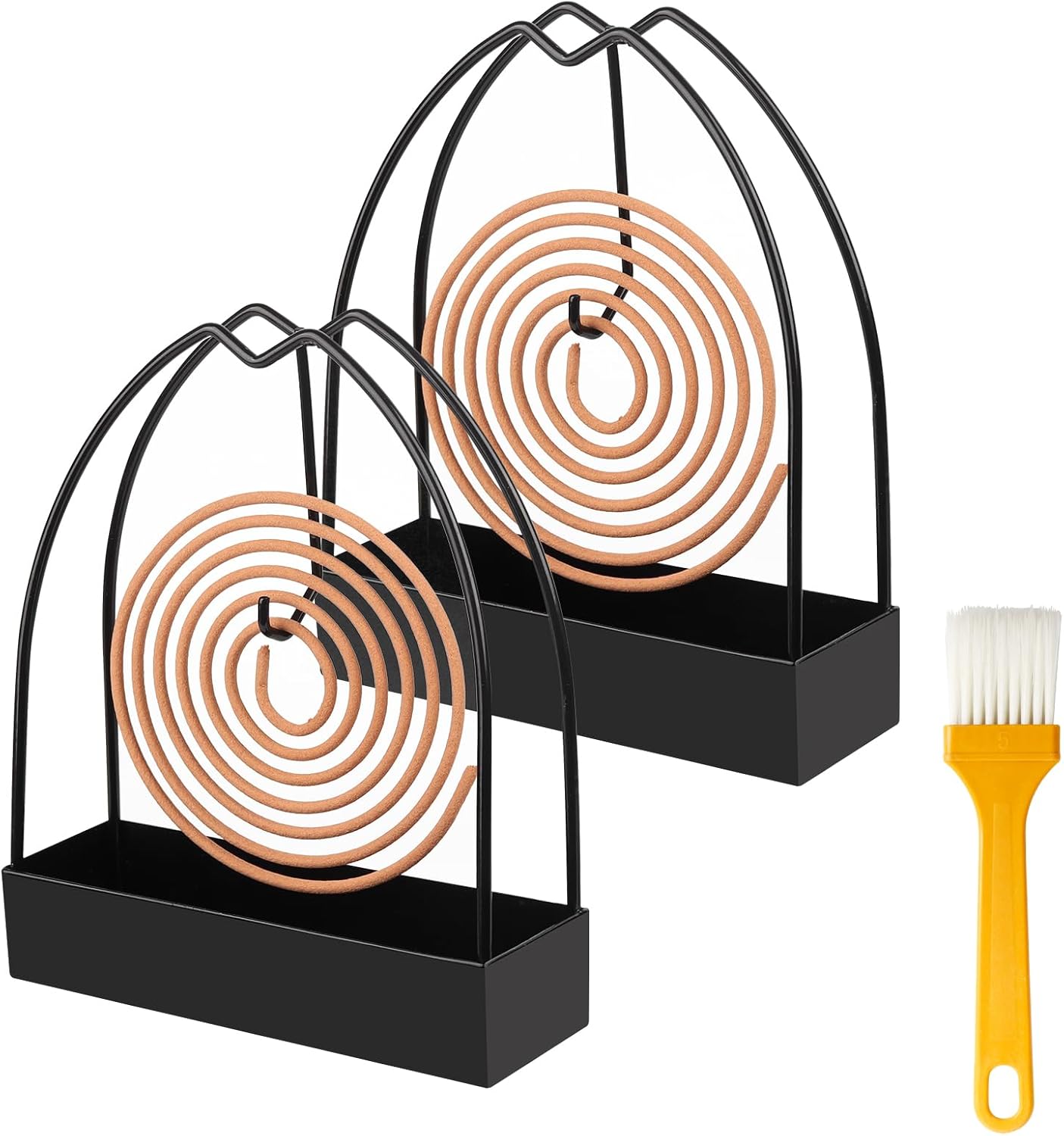 Mückenschutzspiralenhalter, 2 Stück, Anti-mückenspiralenhalter, Anti-mückenspiralenhalter Aus Eisen Für Schlafzimmer, Wohnzimmer, Küche, Büro