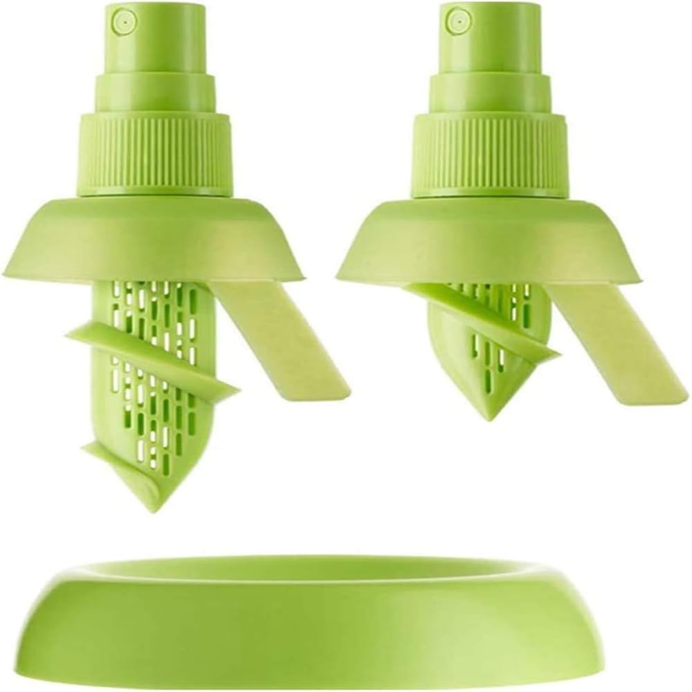 Set Aus 2 Zitruspressen Für Zitronen, Orangen, Limetten, Manuelle Zitruspresse Für Zitronen, Orangen Usw. Einfacher Als Jede Andere Saftpresse Oder Zitruspresse (grün).