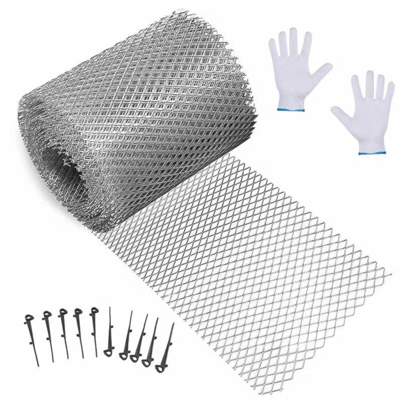 12,7 Cm X 600 Cm Hochleistungs-dachrinnenschutzgitter Aus Aluminiumgewebe – Zum Zuschneiden Von Blechen – 12,7 X 600 Cm