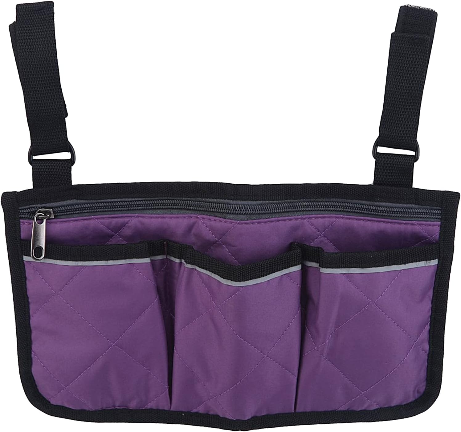 Rollstuhltasche Mit Reflektorstreifen – Sichere Aufbewahrung Für Rollstühle, Kinderwagen, Elektromobile Und Gehhilfen (lila)
