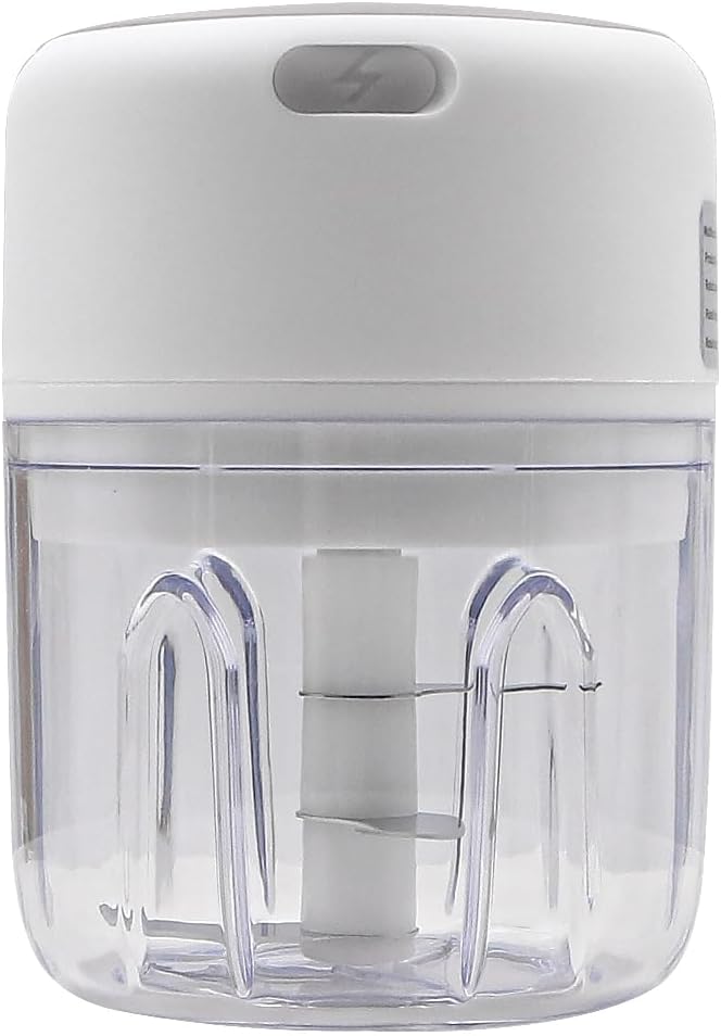 Elektrischer Mini-fleischwolf Mit 250 Ml Fassungsvermögen, Tragbar, Kabellos, Mit Usb-ladefunktion Für Gemüse, Nüsse, Obst, Fleisch Usw.