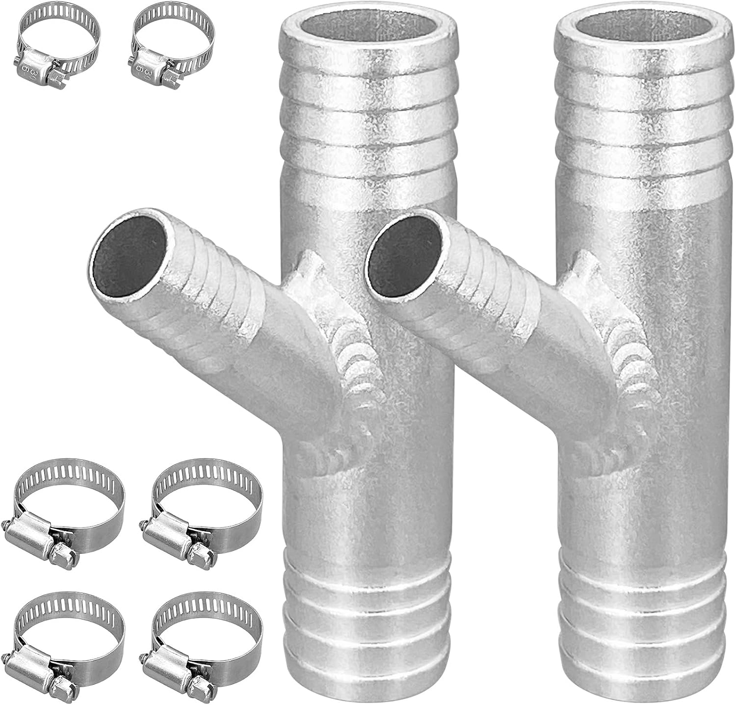 1 Satz Aluminium-y-stücke Für Heizkreise (umwandelt Von 1 Zoll Auf 5/8 Zoll), Kompatibel Mit Utv, Sxs, Rzr, Can-am Und Polaris.