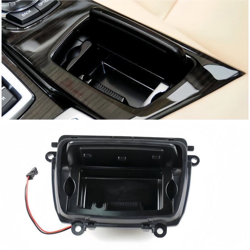 Innenabdeckung Für Den Aschenbecher Der Mittelarmlehne – Bmw 5er F10 F11 F07 – 51169206347 – Schwarz