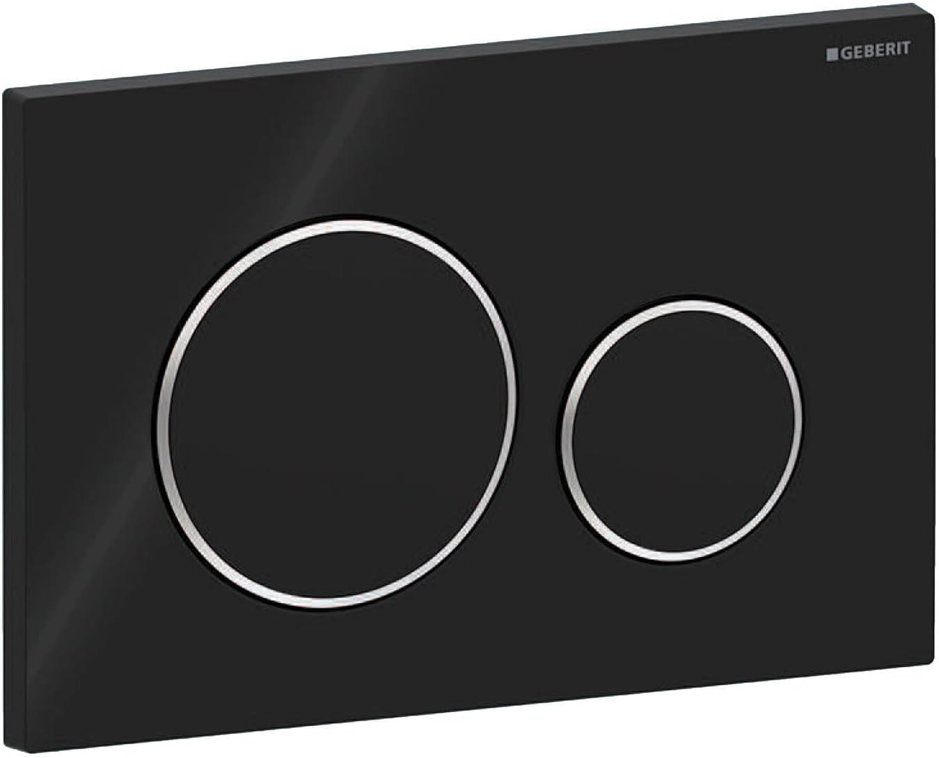 Passend Für Geberit Sigma20 Unterputz-deckensystem (schwarz/poliertes Chrom), Modell: 115.882.kj.1