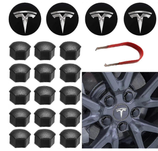 Tesla Radzierblenden-set, Nabenkappen-satz Für Model Y, Model 3, Model S, Model X