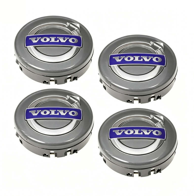 Passend Für Volvo 02-64mm, 4-teilige Mittelkonsole, Volvo Silber, Einheitsgröße.