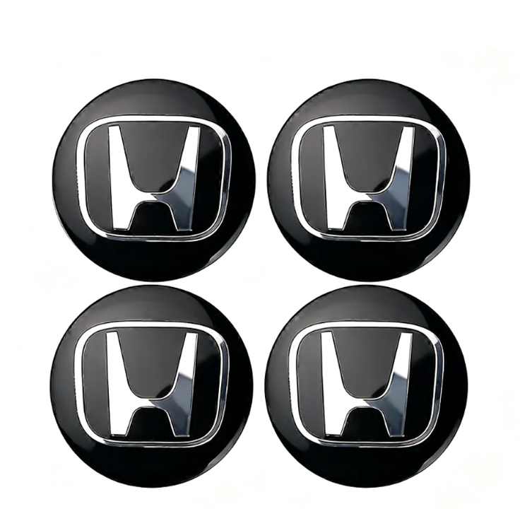 4 Radnabenkappen (69 Mm) Für Honda Civic, Fit, Advance, 150, Inspire, Xr-v, Cr-v, Ur-v, Fit Type R. Zubehör Für 26-zoll-radnabenkappen.