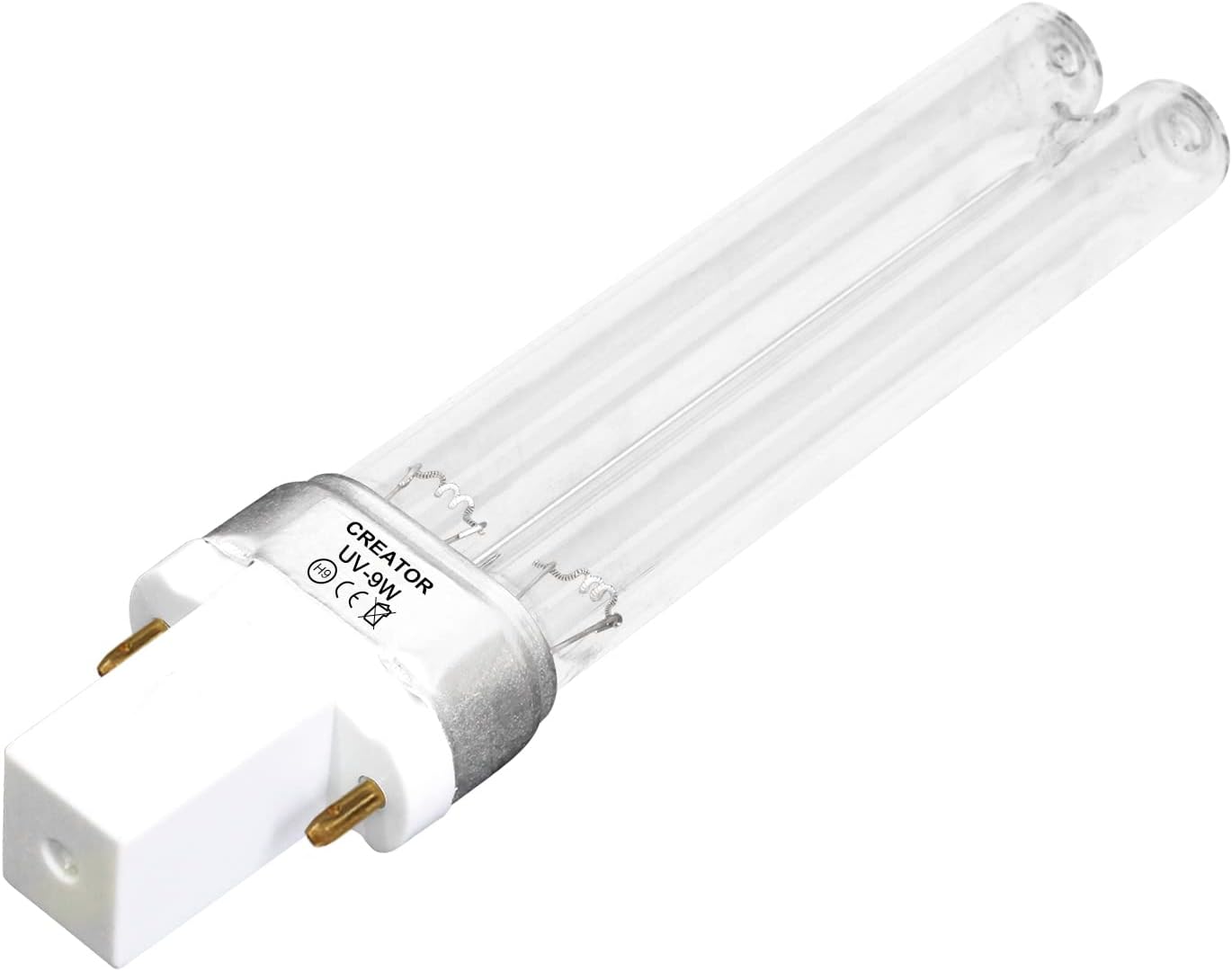 Uvc-gerät Mit Uvc-ersatzlampe (9w G23, Uv-desinfektionslampe Zur Luftreinigung In Fischteichen - Crea)