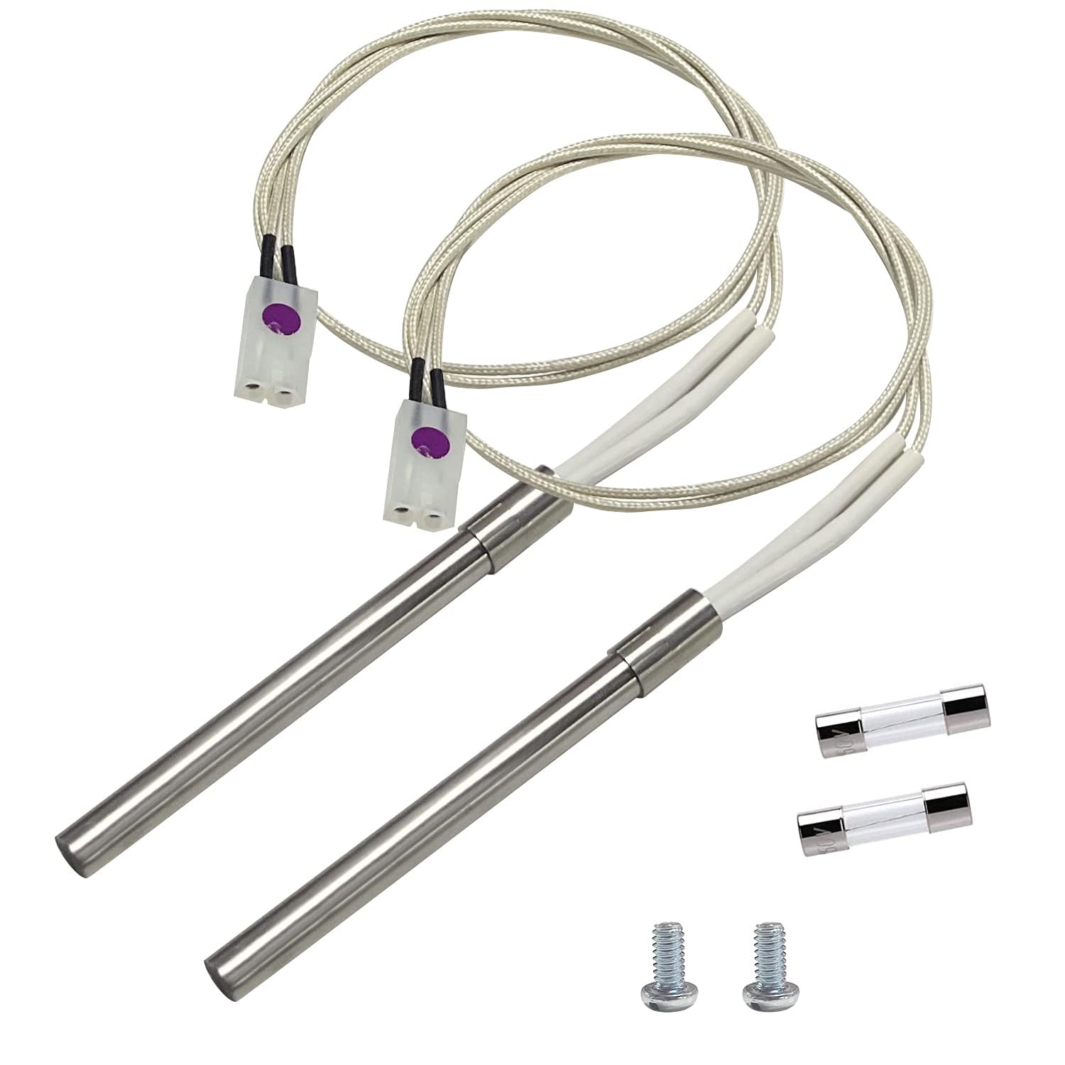 Hot Rod Zündungs-ersatzset (2er-pack) Für Pit Boss Pelletgrills, Kompatibel Mit Pitboss, Traeger Und Camp Chef Grills, Mit 2 Sicherungen.