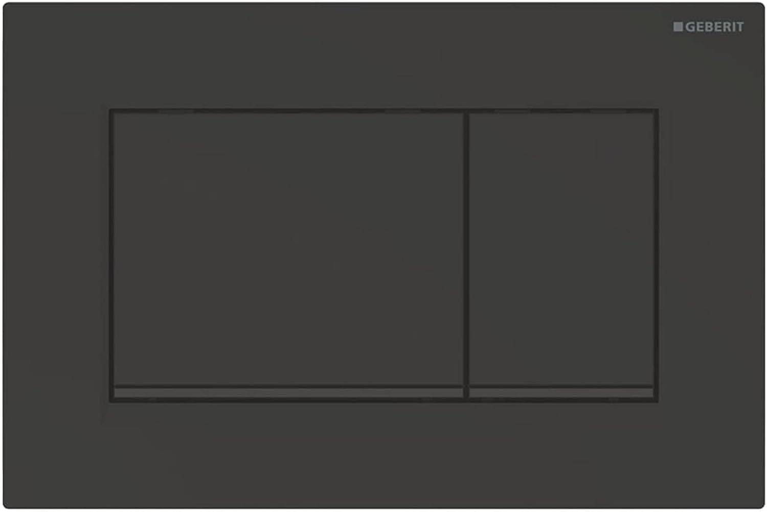 Geberit Sigma 30 Zweimengenspülplatte (1,6/0,8 Gallonen Pro Spülung), Mattschwarz