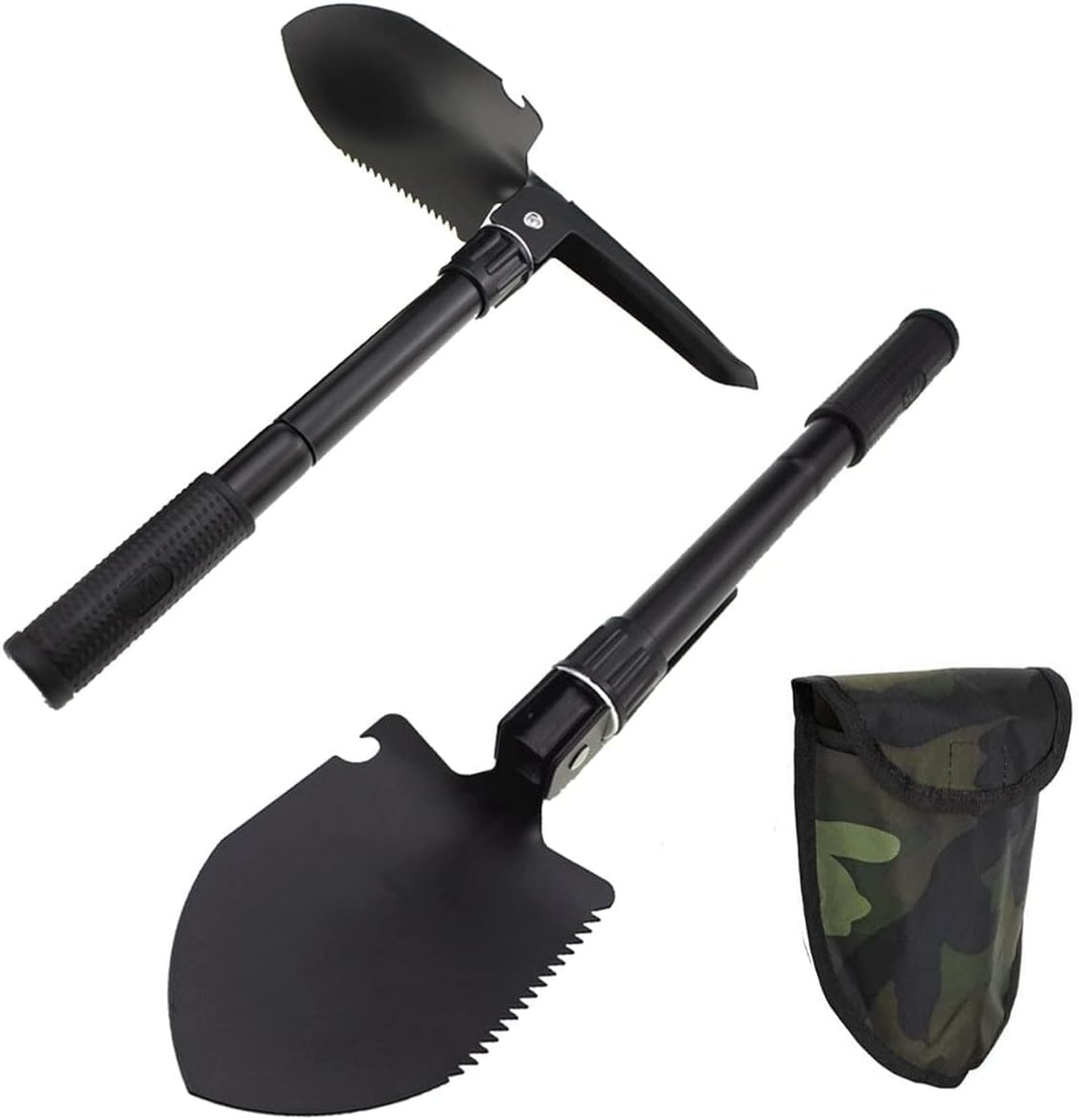 Klappbarer Überlebensspaten, Robustes Mini-grabwerkzeug Aus Kohlenstoffstahl In Militärqualität Für Offroad-camping, Gartenarbeit, Crea