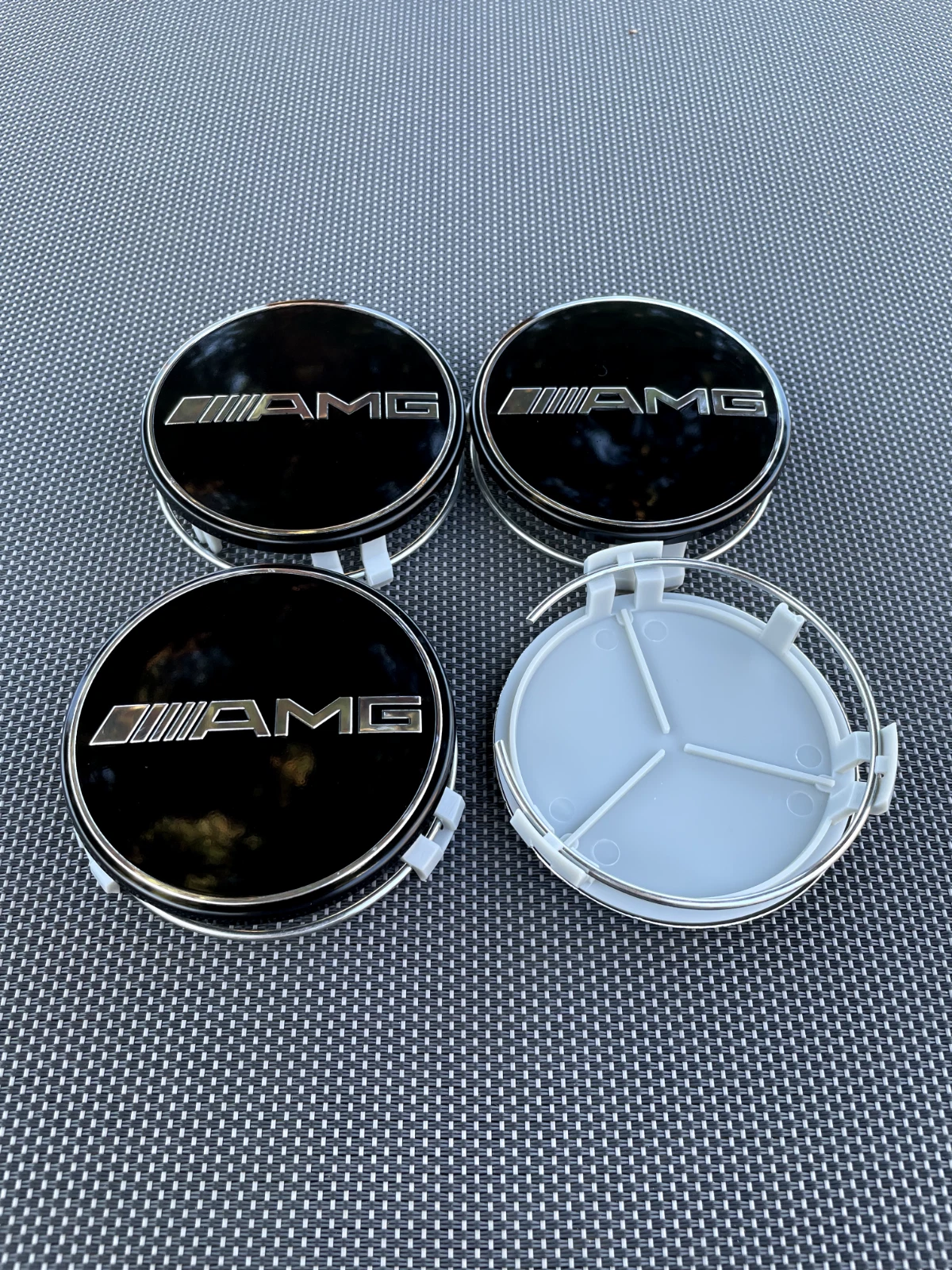 Mercedes-benz Radkappen, 75 Mm (4er-set) – Schwarz