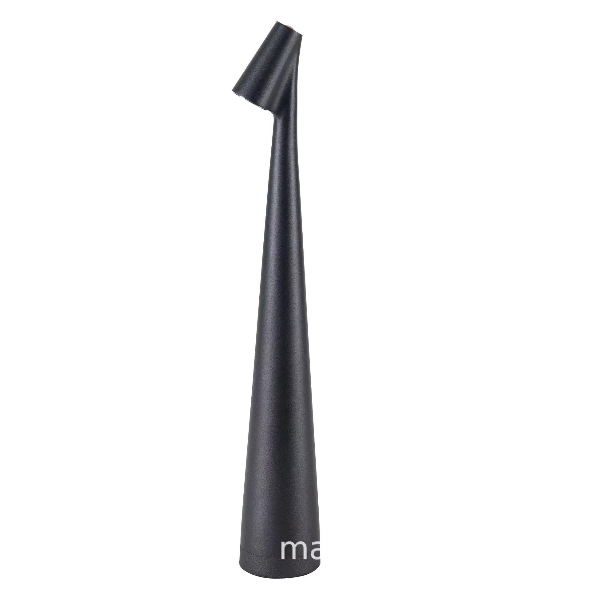 Tragbare, Kabellose, Wiederaufladbare Und Stilvolle Schreibtischlampe Mit Aluminiumgehäuse Und Berührungsempfindlicher Beleuchtung, Ideal Für Wohnzimmer Oder Büro, Mit Drei Dimmstufen (grau, D1,9 X 13