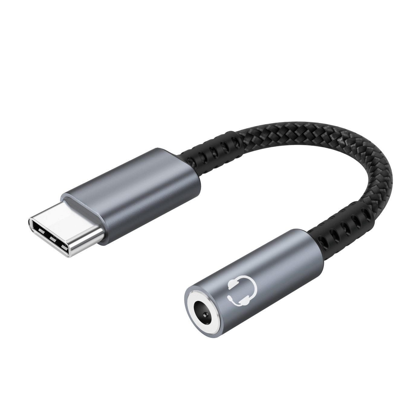 Kopfhöreranschluss-auf-3,5-mm-adapter, Usb-typ-c-audioanschluss-adapter Mit Dac, Typ-c-digital-kopfhörer-auf-audio-adapter