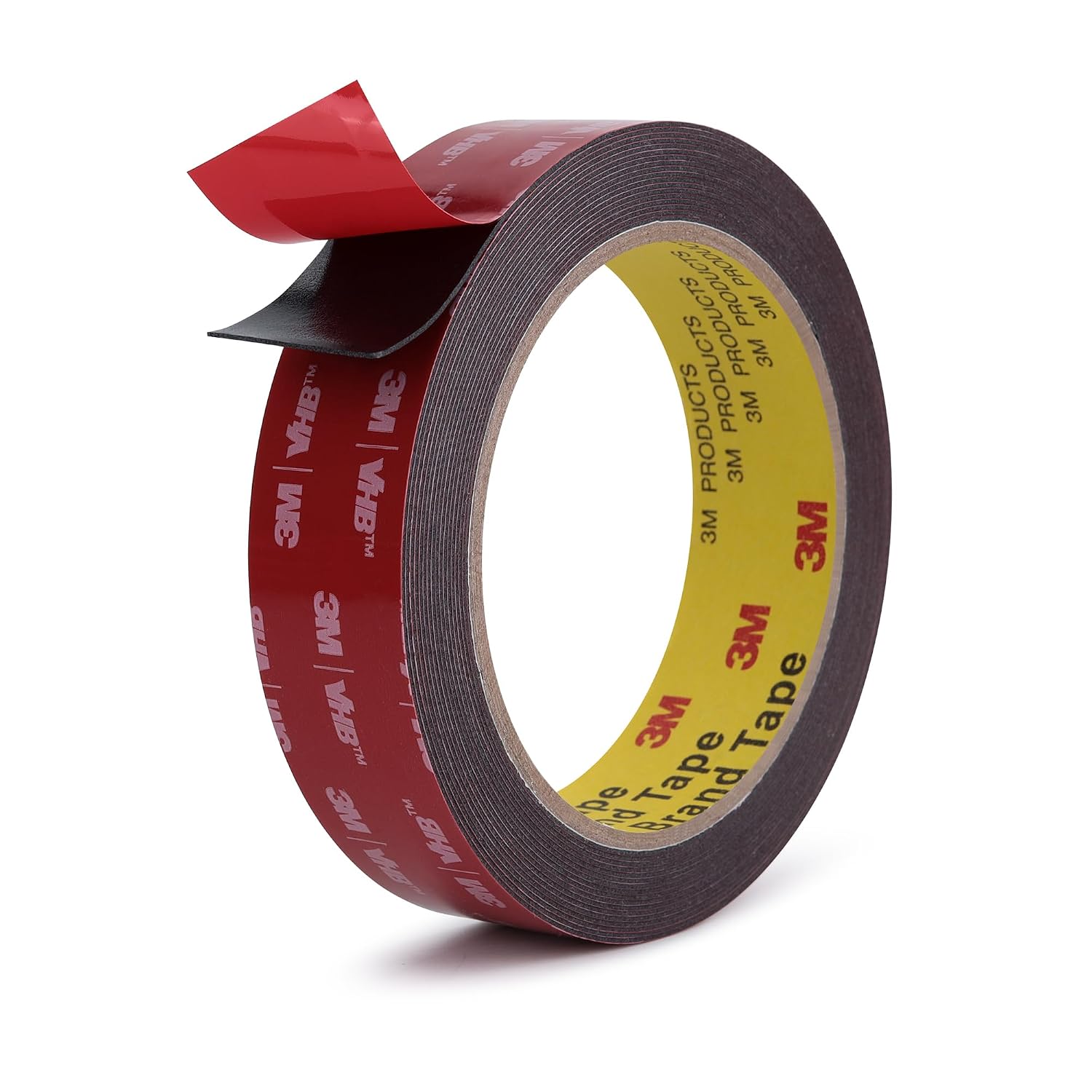 3m Vhb 5952 Extra Starkes Doppelseitiges Klebeband, Wasser- Und Hochtemperaturbeständig (50 Mm X 3 M), Schwarz