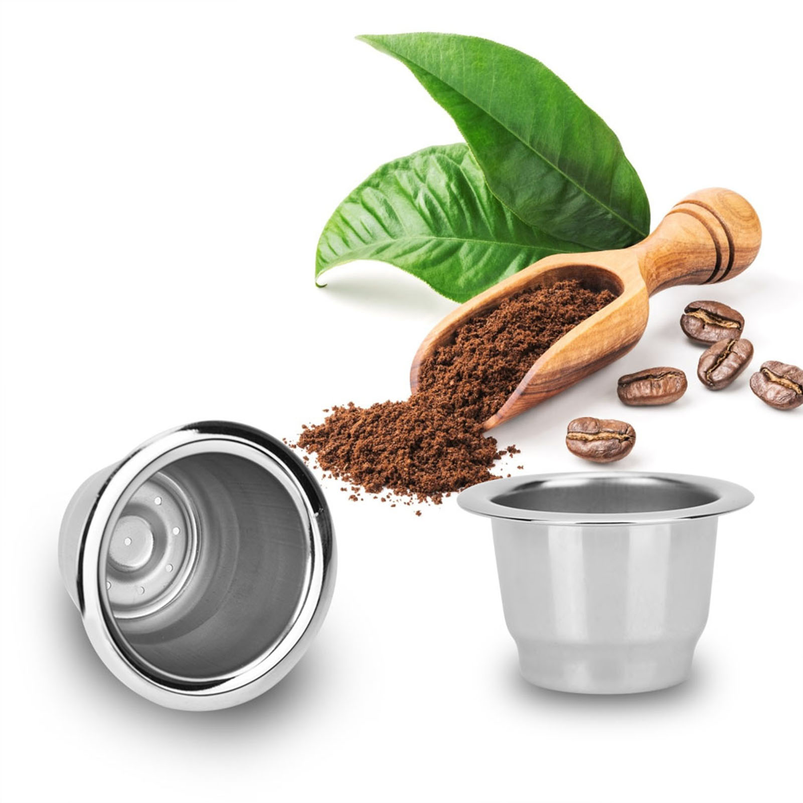 Wiederverwendbarer, Nachfüllbarer Kaffeekapselbecher Aus Edelstahl Für Nespresso-kaffeemaschinen