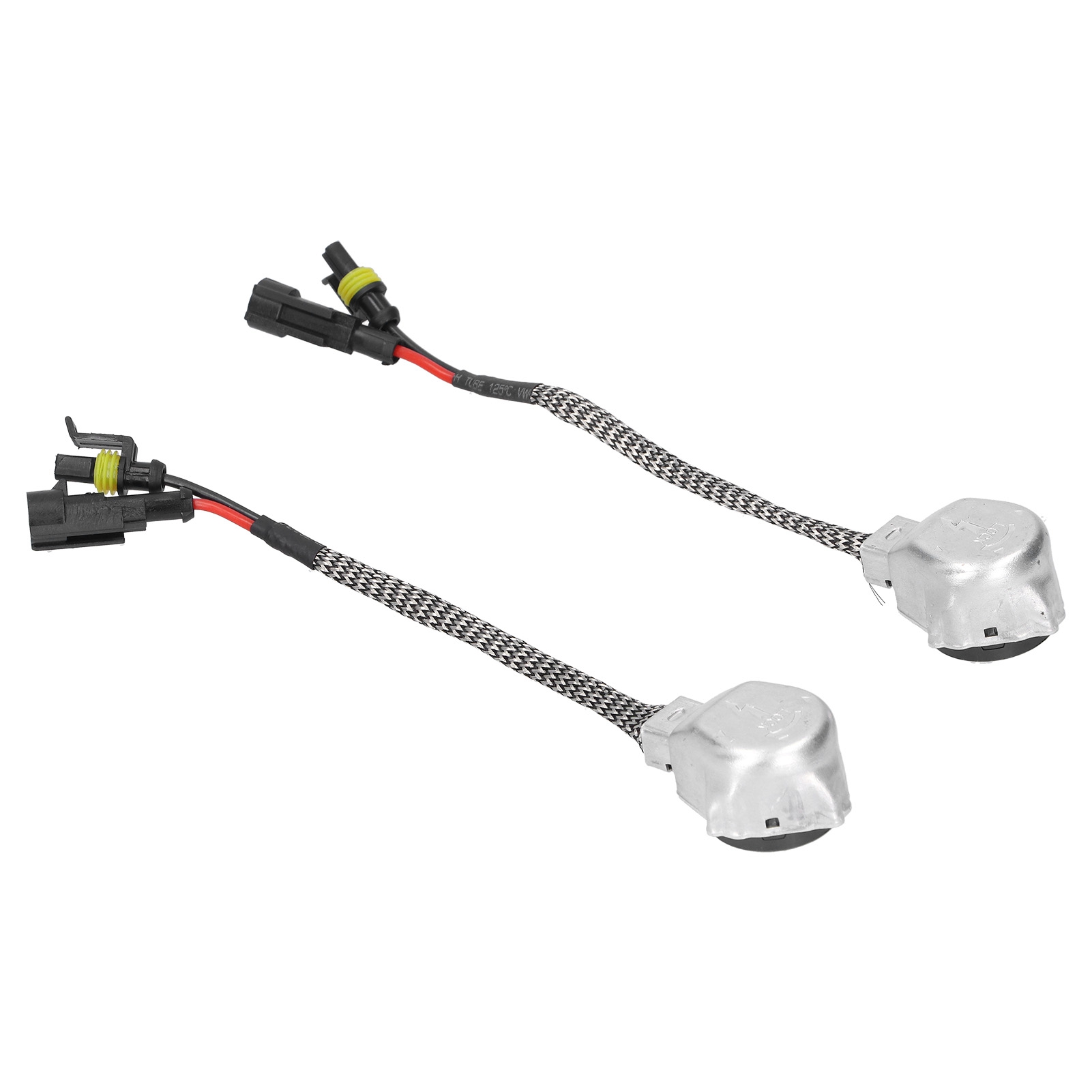 2 Stück Lampenfassungsadapterkabel-sockelanschluss-konverter Für Xenon-hid-lampen D2s/d4s-vorschaltgeräte