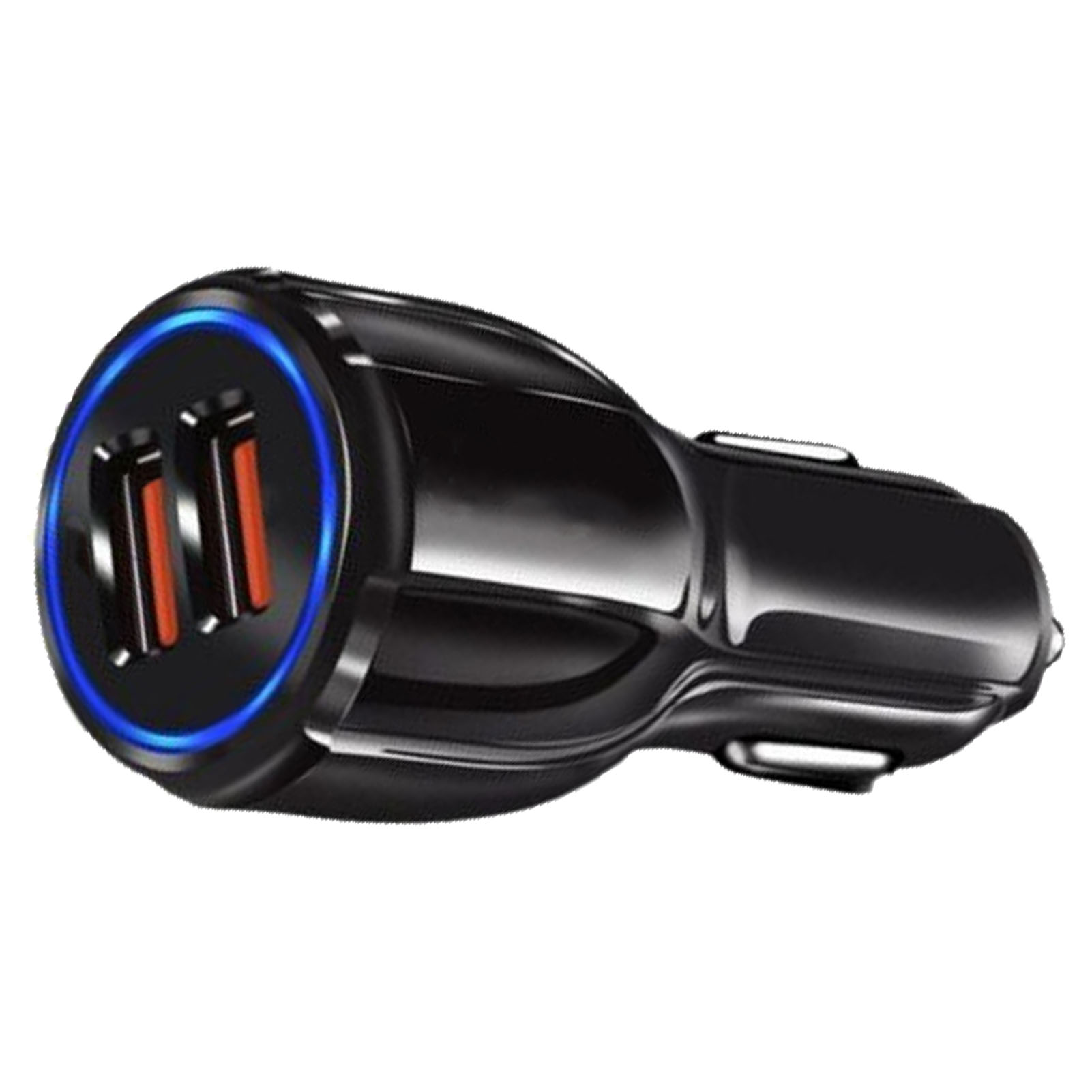 Adaptateur Chargeur De Voiture Double Usb Qc3.0 À Charge Rapide Intelligent Universel 12 V-24 V Pour Téléphone Et Tablette