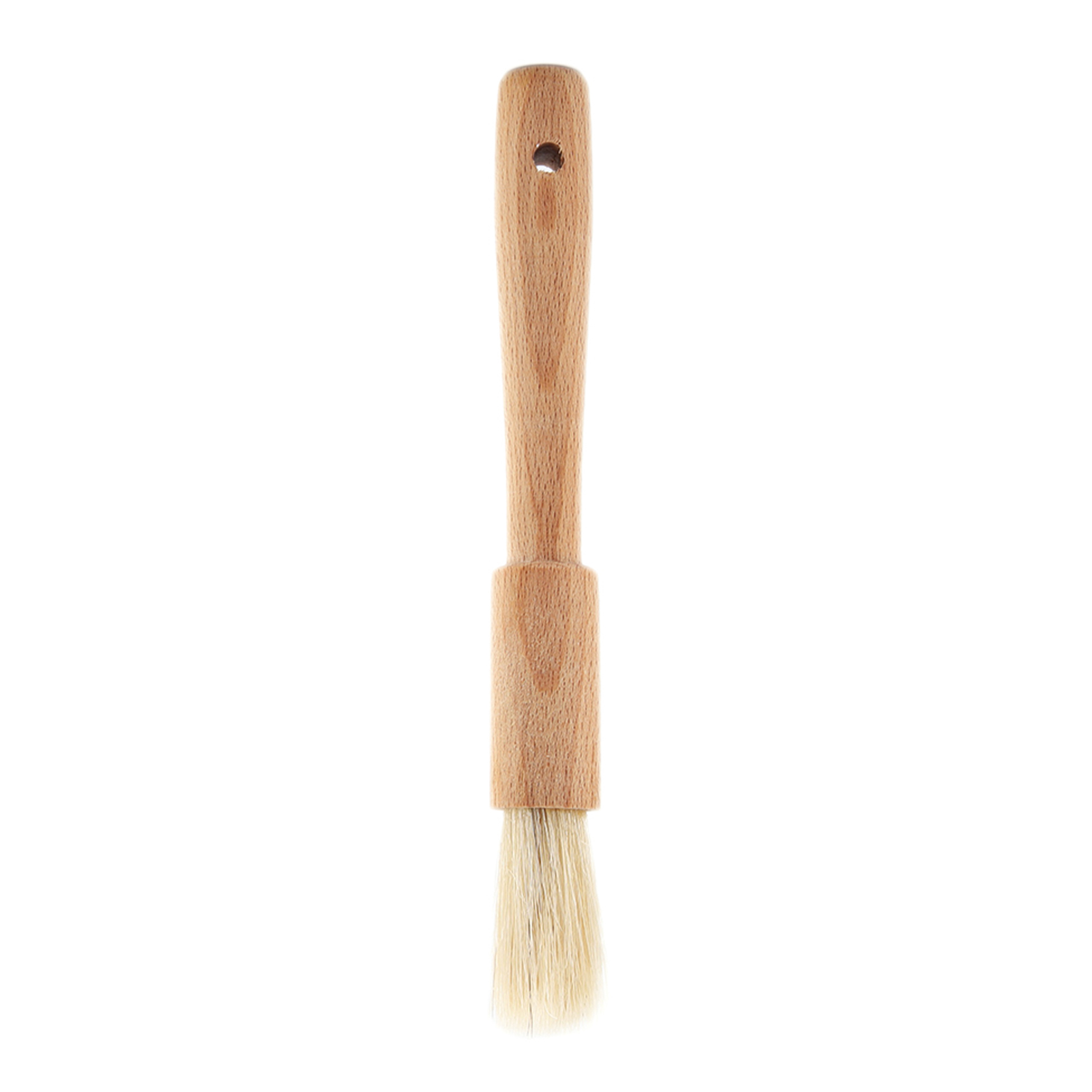 Grillpinsel Aus Holz, Backpinsel, Öl-, Soßen- Und Butterpinsel, Küchenhelfer (runder Griff)