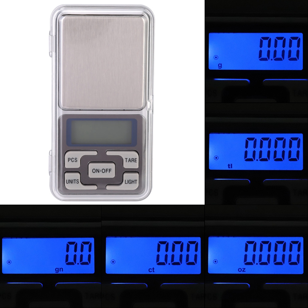 Tragbare Mini-elektronik-digitalwaage Für Die Hosentasche – Schmuck- Und Diamantenkalibrierungswaage Mit Lcd-display