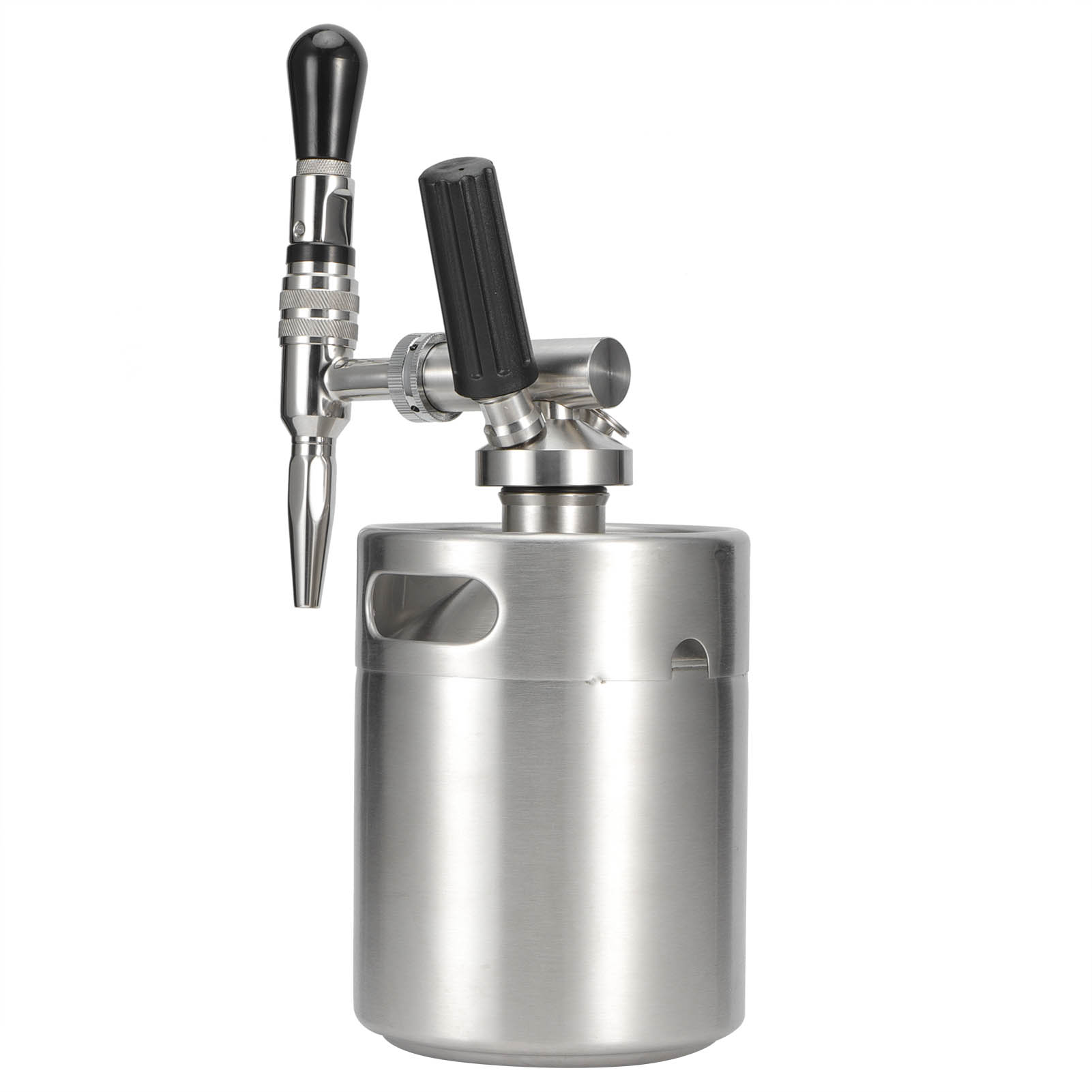 Nitro Cold Brew Kaffeemaschine Edelstahlfass Stickstoff-kaffeemaschinen-spendersystem-set 2l