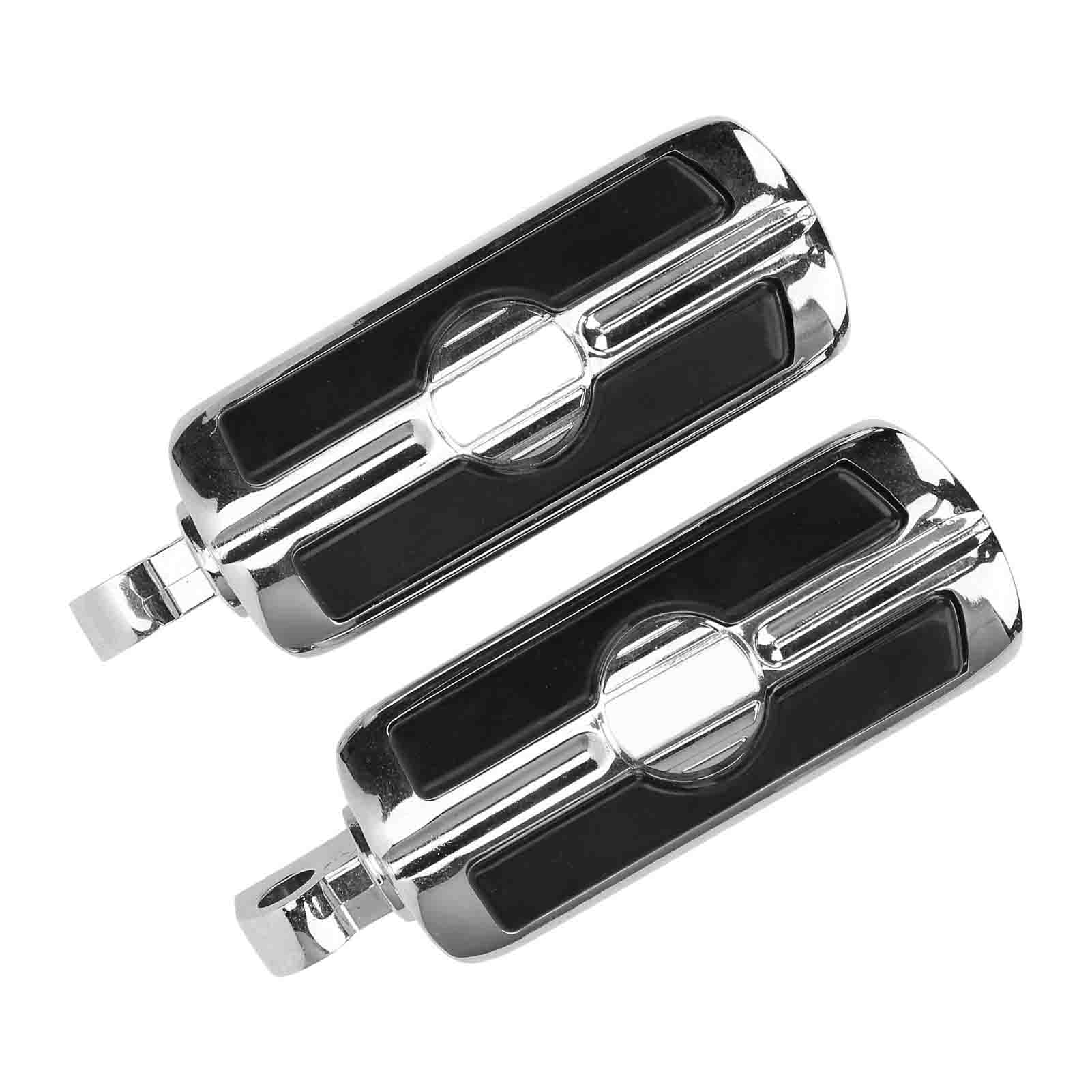 1 Paar Motorrad-fußrasten, Rutschfeste Fußrasten, Motorrad-upgrade-zubehör (silber)
