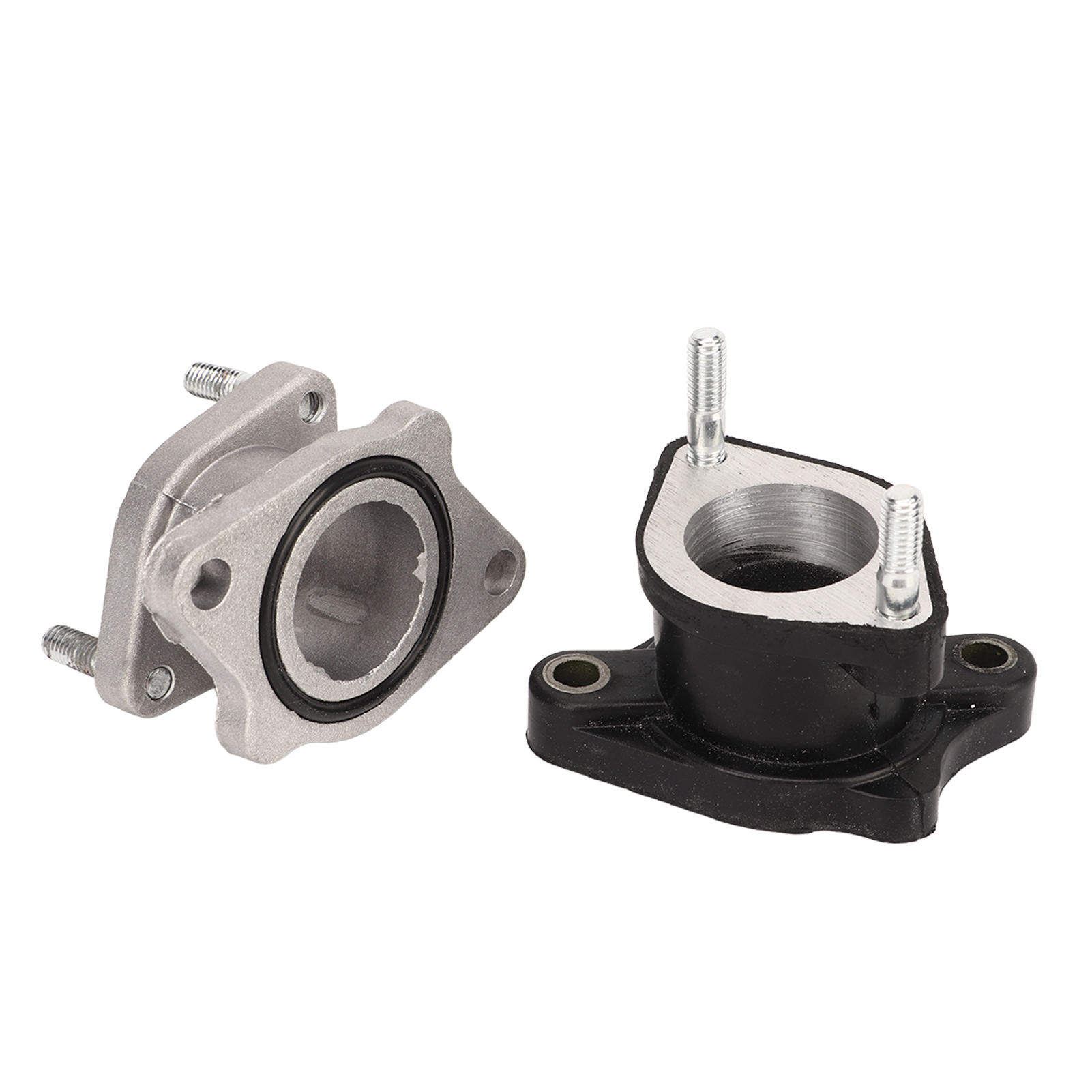 Adaptateur De Collecteur D'Admission En Métal (2 Pièces) Pour La Plupart Des Motos Tout-terrain, Karts Et Quads Chinois De 200 Et 250 Cm3.