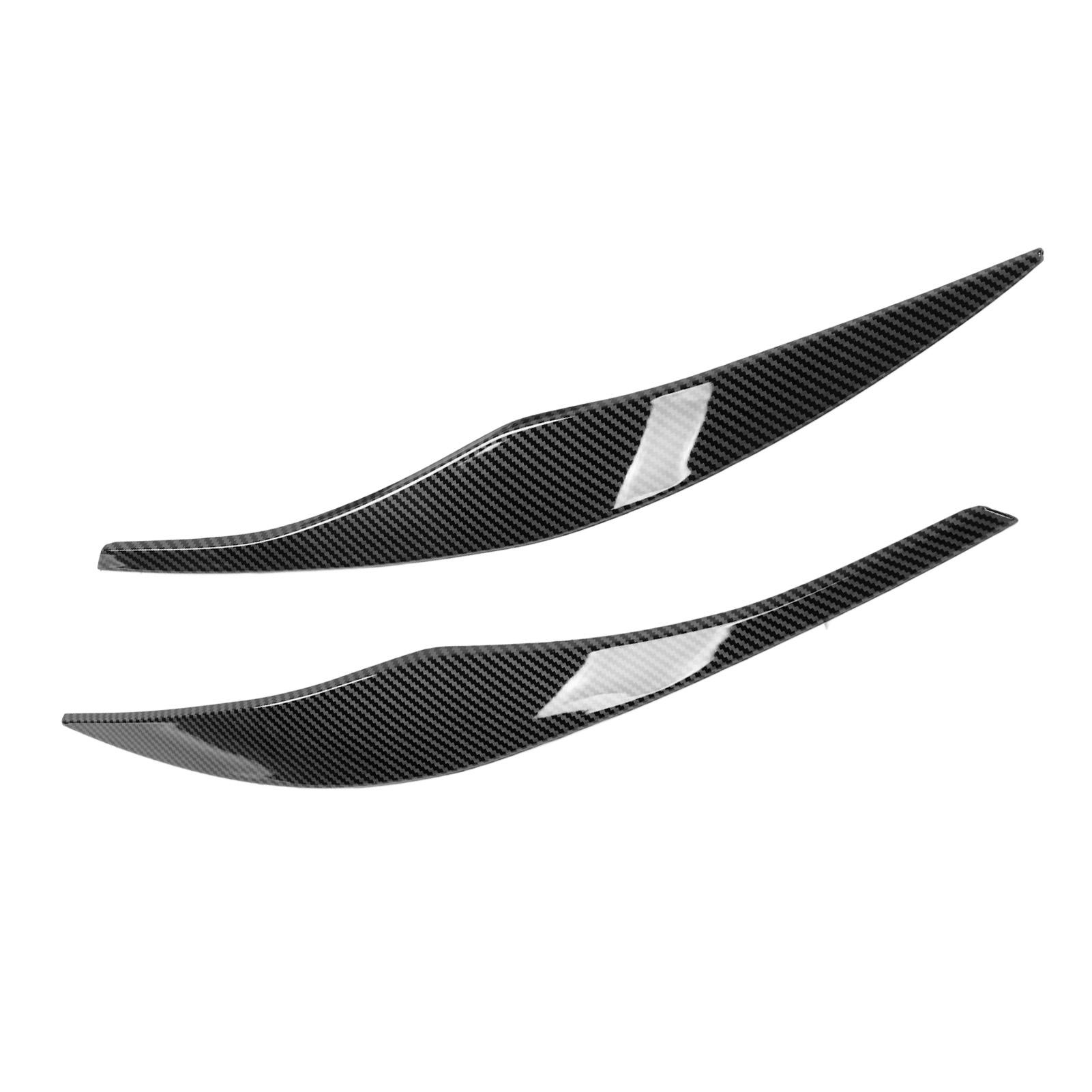 Pièces De Cache-phares Avant Style Fibre De Carbone Pour Bmw Série 3 E90 E91 Berline Et Touring (2005-2012)