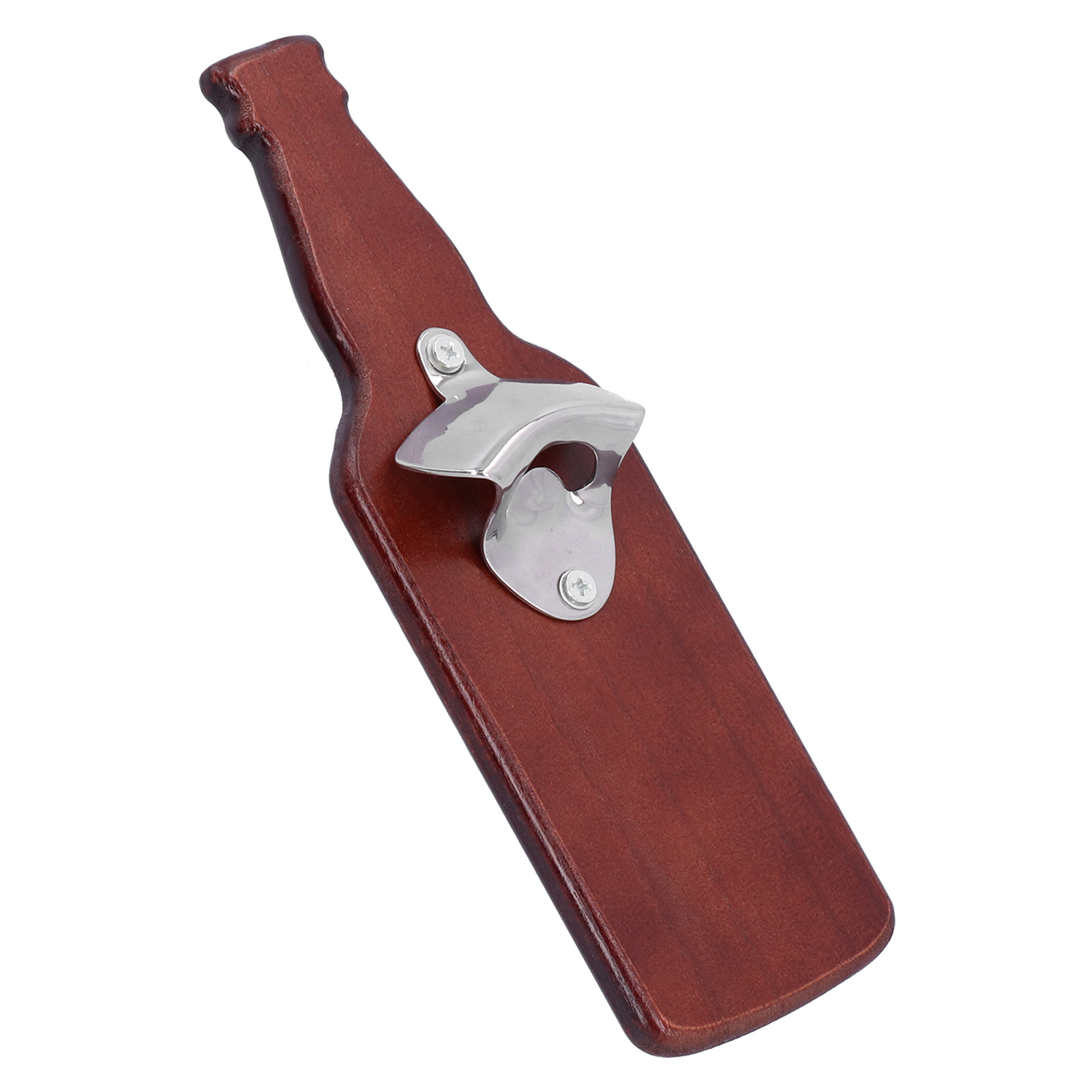 Flaschenöffner Aus Verbundholz Mit Starkem Magneten, Praktisches Set Für Weinflaschendeckel Und Bierflaschen In Flaschenform, Ideal Für Restaurants, Bars, Küchen Und Partys.