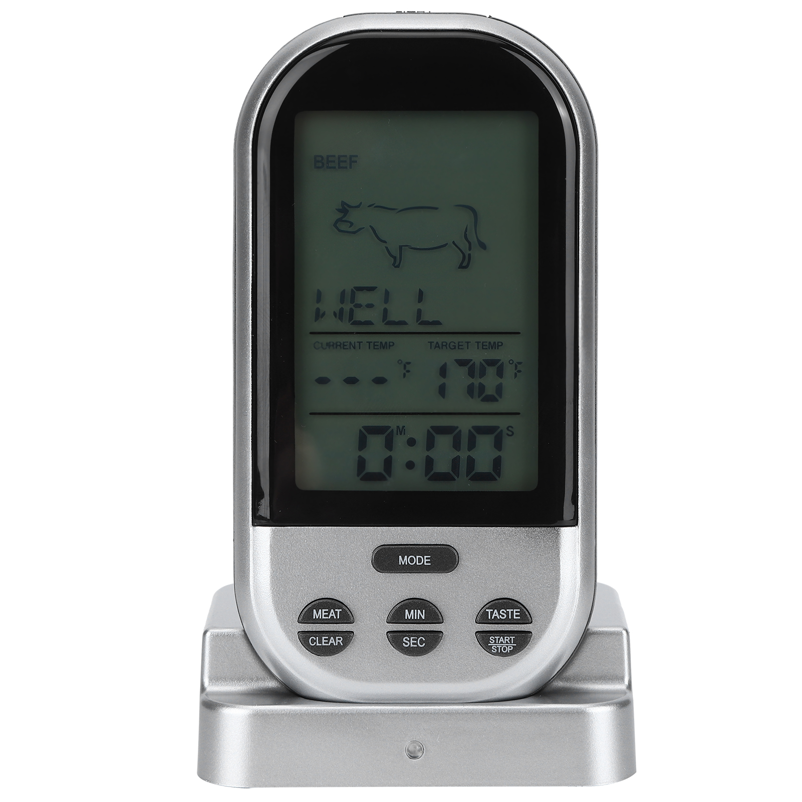Kabelloses Elektronisches Digitales Fleischthermometer Mit Sonde Zum Grillen, Bbq-kochen Und Für Die Heimische Küche