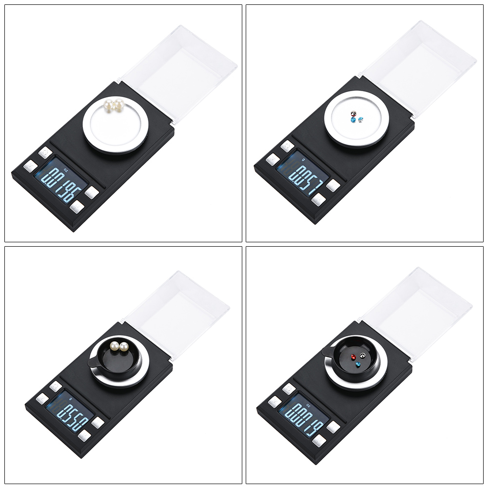 Tragbare Digitale Elektronische Taschenwaage Mit Lcd-display, Hohe Präzision 0,001 G, Schmuck- Und Goldwaage (100 G)