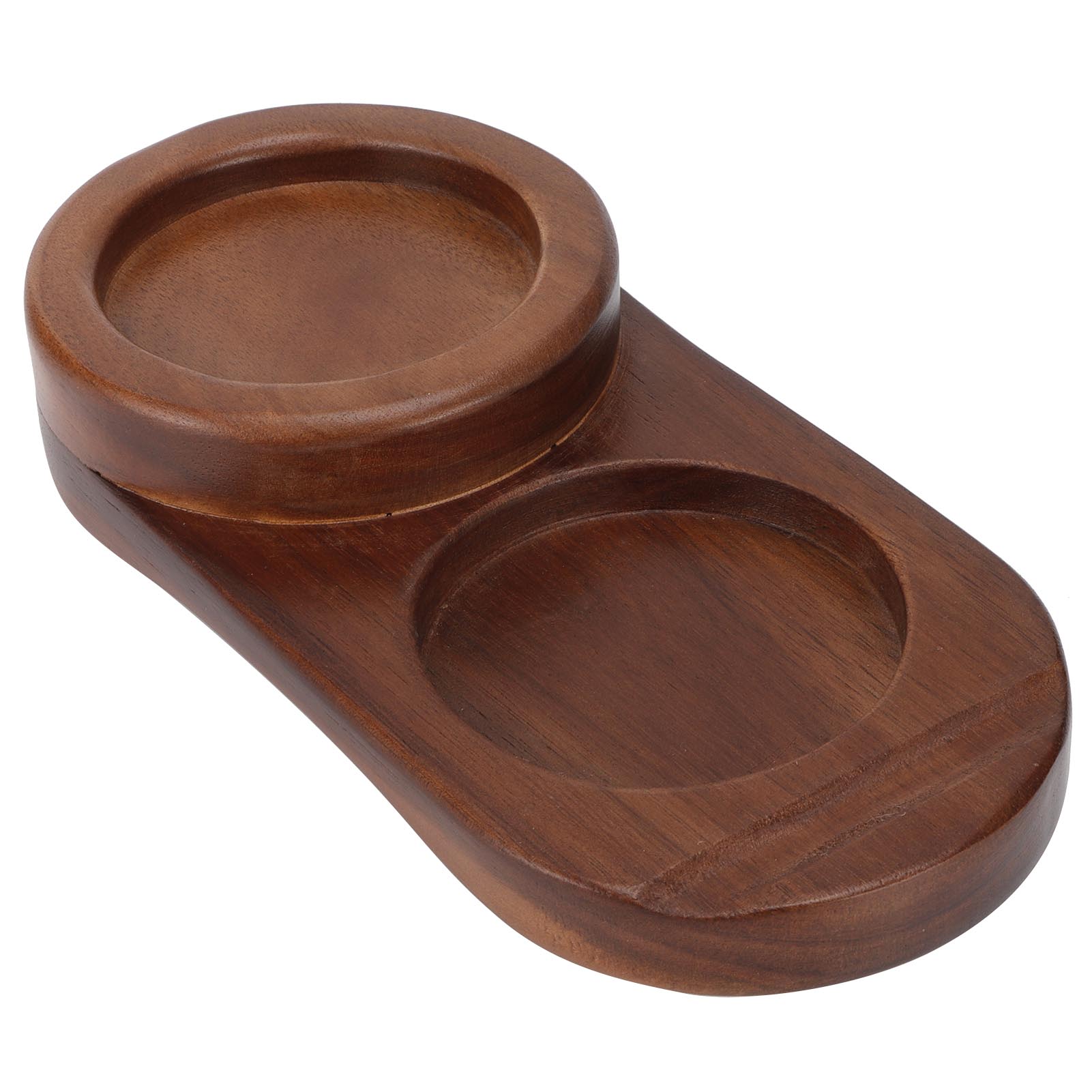 Rustikales Holztablett Für Whiskygläser, Zigarren Und Mehr – Oval, Ohne Aschenbecher