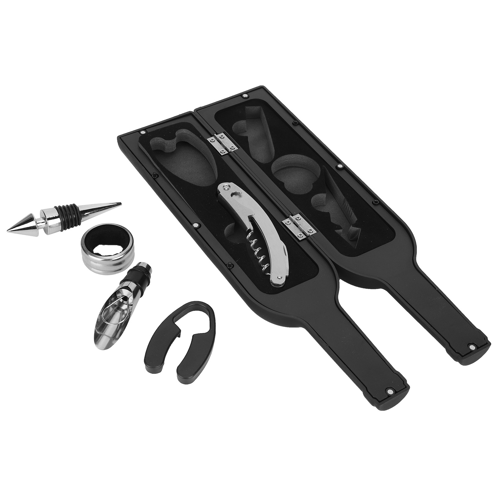 5-teiliges Weinöffner-zubehörset, Korkenzieher-set, Weinflaschenöffner-set, Partygeschenk