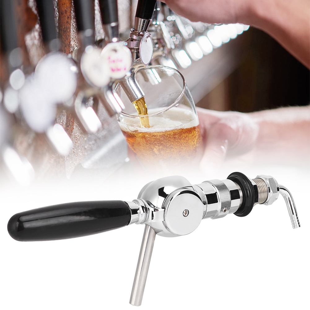 Haushalts-bierhahn Aus Messing Mit Durchflussregulierkugel Für Bierfässer Zum Heimbrauen