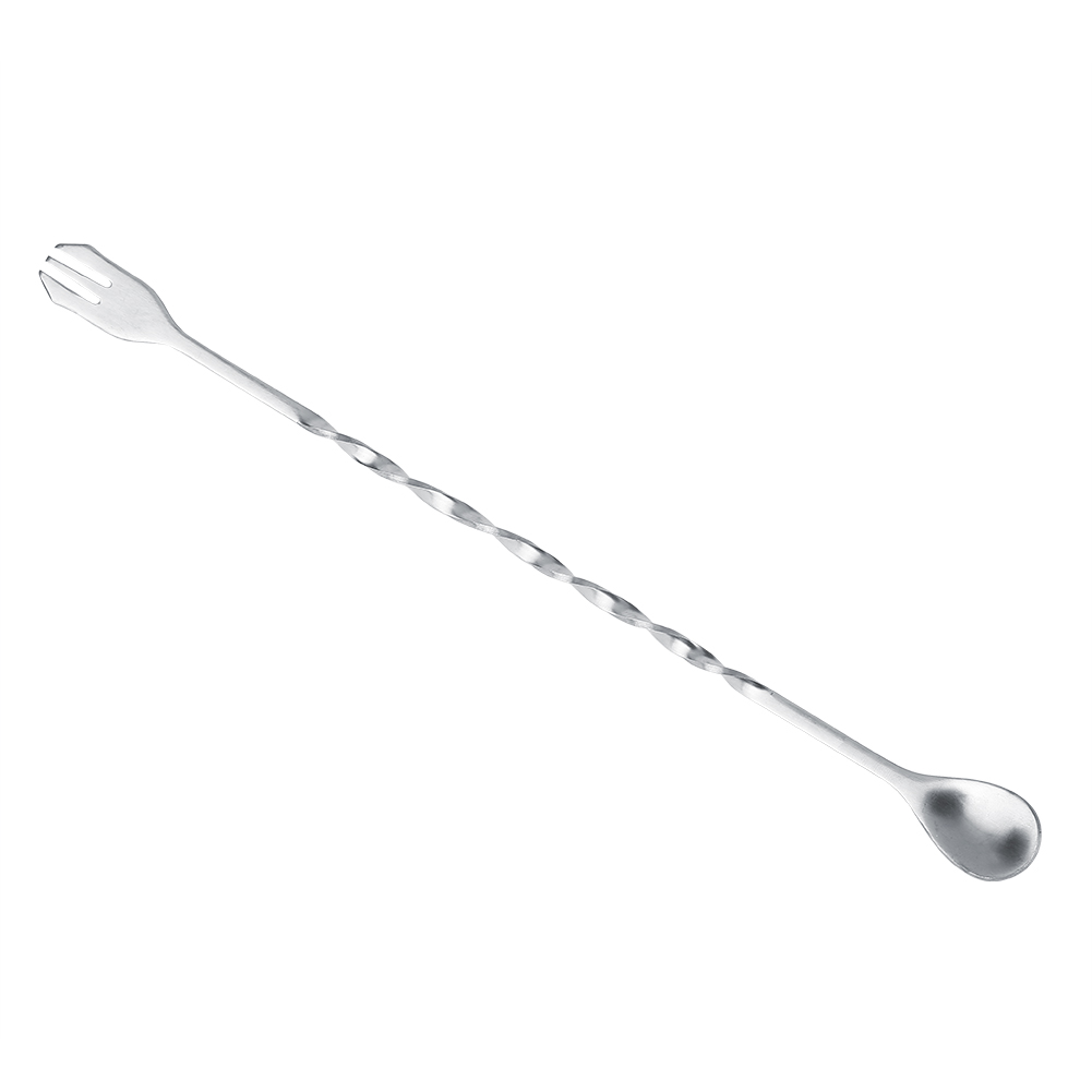 Barwerkzeug-set Aus Edelstahl: Cocktailstößel, Weinrührlöffel, Doppellöffel